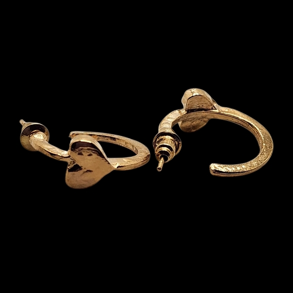 Womwns Gold And Pearl Earring Set Trio - Picture 12 of 13